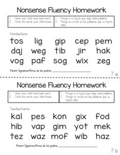 two worksheets with different words and numbers for the same subject in each language