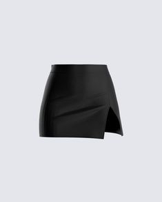 Affordable Black Mini Skirt, Black Skirt Leather, Black Mini Skirts, Skirt Png, Mini Black Skirt, Mini Rock, Short Black Skirt, Black Skirts, Black Leather Mini Skirt