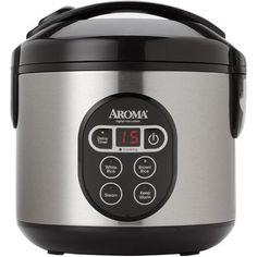 an automatic rice cooker with the timer on