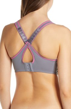 A soft and supportive sports bra is fashioned with wide shoulder straps and a powerful exterior underwire for an exceptionally secure and comfortable fit. Moisture-wicking fabric keeps skin cool and dry. Convertible straps can also be worn crossed in back. Lined. 80% nylon, 20% spandex. Hand wash, line dry. By Wacoal; imported. Lingerie. Supportive Sports Bra, Underwire Sports Bras, Supportive Sports Bras, Moisture Wicking Fabric, Shoulder Straps, Moisture Wicking, Convertible, Platinum, Sports Bra