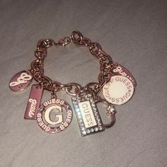 Super Cute Charm Bracelet. Never Used!!! Girly Bracelets, Guess Jewelry, Gold Chain Bracelet, Gold Bracelet Chain, Cute Charms, Gothic Outfits, Paparazzi Jewelry, Girly Jewelry, Cute Jewelry