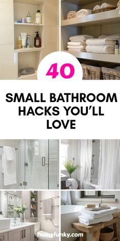 small bathroom hacks you'll love