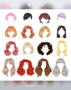 different colored hair styles for girls