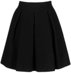 Evening A-line Skirt With Box Pleat, Black A-line Voluminous Skirt, Classic Black A-line Skirt, Evening Pleated Mini Skirt, Formal Pleated Knee-length Mini Skirt, Chic A-line Mini Skirt With Pleated Hem, Formal Pleated Flared Mini Skirt, Formal A-line Pleated Skirt With Box Pleat, Classic Black Flared Pleated Skirt