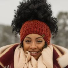 "READY TO SHIP **Orders ship NEXT DAY. Weekend orders will ship Monday** This headband is perfect for all the Naturalistas! Whether you have straight, or curly hair, extentions, braids or locs! No more worrying about breakage, or frizz. These headband beanies are perfect!! Super stretchy to fit up to 25\" * Headband beanie is open at the top so you can wear your hair out in a pineapple or puffs * 5.5\" wide and stretches to 25\" circumference * Ivory is lined with matte (not shiny) satin. Onyx, Beanie Curly Hair, Bun Beanie, Messy Bun Beanie, Curly Updo, Winter Knit Hats, Black Curly Hair, Messy Bun, Winter Knits, Protective Styles