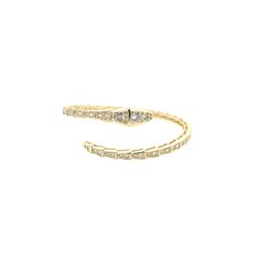 This stunning Pave Snake Flexible Bangle is the perfect addition to any jewelry collection. Its flexible and adjustable design allows for easy wear and its pave stones all around add the perfect touch of glamour. Wear it alone for a chic daytime look or layer it for a statement evening look. A must-have for any fashionable individual.  About this item: Materials:  18k Gold Filled Stones: Cubic Zirconia Length: Adjustable / Flexible Shiny finish Recommended to remove before showering, washing hands, swimming or any activities involving water.  Avoid chemicals such as soaps, lotions, and perfumes.  Store in sealed pouch when not wearing. Snake Bangle, Washing Hands, Bangle Gold, September Birthstone Jewelry, August Birthstone Jewelry, July Birthstone Jewelry, Snake Jewelry, Jewelry Ring Box, Pearl Jewellery Earrings