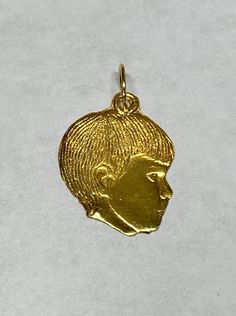 Crafted of solid 14 karat yellow gold Weighs 0.50 gr Measures 15mm (0.59"), not including bail Marked 14K Fine Jewellery Necklace, Fort Lauderdale, Pendant Necklaces, Jewelry Necklace Pendant, Jewelry Watches, Handmade Items, Fine Jewelry, Jewelry Necklaces, Accessory Gift