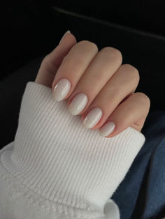 Milky Nails, Subtle Nails, Simple Gel Nails, Minimal Nails, Work Nails, Soft Nails, Girls Nails