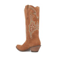 Spice up your wardrobe in the Dingo1969 Hot Sauce leather boot. Standing at 13-inches tall, handcrafted with suede leather adorned with electric stitching for a showstopping design. Elevated with a 2-inch heel, snip toe and cushion comfort insole creating a timeless western silhouette Brown Suede-lined Boots For Rodeo, Western Mid-calf Suede Boots With Suede Lining, Western Mid-calf Suede Boots, Western Style Brown Suede Boots, Western Wide Calf Suede Knee-high Boots, Western Suede Wide-calf Knee-high Boots, Western Style Suede Wide Calf Knee-high Boots, Western Knee-high Boots With Suede Lining For Fall, Brown Suede Western Boots