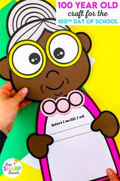 Celebrate the 100th Day of School with this easy-to-assemble 100 year old craft for kids and 100th Day of School activities for writing! Students get to transform into a 100 year old for the day, as they complete one of the four 100th Day writing prompts and adorable 100th Day of School crafts. This 100th Day craft is great for your 100th Day centers, since they can independently complete the 100th Day writing activity. Plus, these 100th Day crafts make a cute 100th Day bulletin board display! Ten Frame Activities