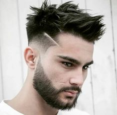 Fade Undercut, Undercut Fade, Beard Designs, Trendy Mens Haircuts