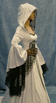 Medieval Wedding, Fantasy Dresses, Fantasy Clothing, Steampunk Fashion, Yohji Yamamoto