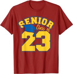 Amazon.com: Senior 2023, CLASS OF 2023, Back To School 2023 Senior T-Shirt : Clothing, Shoes & Jewelry College Graduation