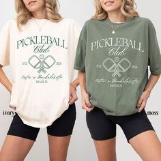 Custom Pickleball T-shirt Personalized Pickleball Bachelorette Shirts Bridesmaids Matching Shirt Pickleball League Shirts Gift For Pickleball Player Bach Party Merch Production time: 1 day Shipping time: 2 to 5 days ☀️ Product Details Comfort Colors 1717 garment-dyed t-shirt *The soft-washed, garment-dyed fabric brings extra coziness to your wardrobe while the relaxed fit makes it an excellent daily choice. *The Comfort Colors 1717 tee is made 100% ring-spun US cotton for long-lasting comfort. *