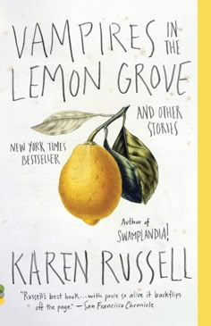 the book cover for vampires in the lemon grove