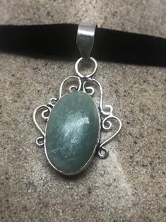 An green Jade toned Aventurine set in an ornate LOW CONTENT silver frame. All jewelry is shipped in a nice gift box. Check out our over a THOUSAND great reviews Handmade Vintage Aventurine Jewelry, Silver Aventurine Jewelry As A Gift, Handmade Silver Aventurine Jewelry, Elegant Silver Aventurine Necklace, Elegant Silver Aventurine Jewelry, Pretty Pendant, Blue Topaz Stone, Topaz Stone, Ring Photos