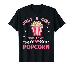 PRICES MAY VARY. If you enjoy your movie night with a snack like popcorn then this cool popcorn design is just for you! Watch your favorite movie in the cinema with a food like popcorn! Gift idea for Christmas, a birthday or any other present giving occasion. Get this present for the special foodie, snack lover, chef or popcorn lover in your life! Lightweight, Classic fit, Double-needle sleeve and bottom hem Popcorn Art, Popcorn Design, Popcorn Gift, Funny Gifts For Women, Corn Kernel, Favorite Movie, Mothers Day Presents, Just A Girl, Just Girl Things