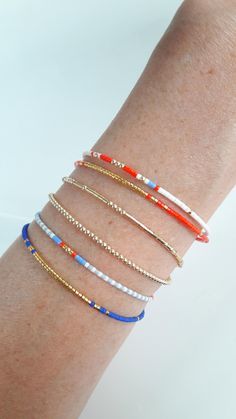 Tiny Bead Bracelet, Modern Bracelet, Bracelet Layering, Modern Bracelets, Everyday Bracelet, Simple Bracelets, Beaded Bracelets Diy, Dainty Bracelets, Layered Bracelets