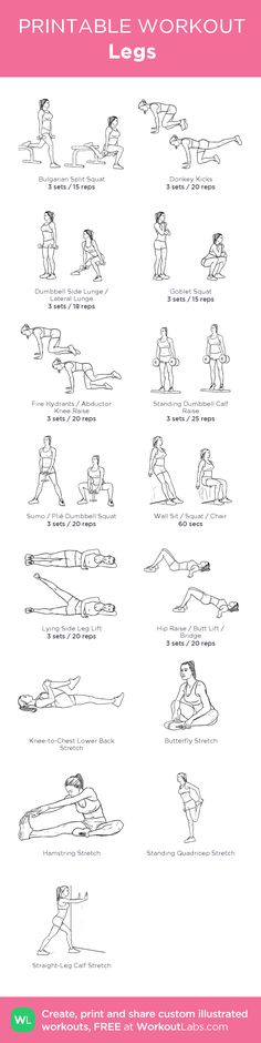 an exercise poster with instructions to do the same exercises as well as other workouts