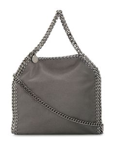 Stella McCartney mini Falabella tote - Grey Stella Mccartney Falabella, Black Friday Promotions, Brand You, Rebecca Minkoff Hobo, World Of Fashion, Stella Mccartney, Luxury Branding, Shoulder Strap, Faux Leather