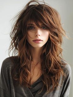 Explore Top Long Shaggy Hairstyles for 2024 Long Shaggy Hairstyles, Shaggy Hairstyles, Long Shaggy, Shaggy Long Hair, Long Shag Haircut, Haircuts For Medium Length Hair, Hairstyles 2024, Shaggy Hair, Shaggy Haircuts