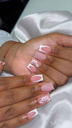 There's a new beauty trend taking over Instagram and it's absolutely stunning. Say hello to "quartz nails". Nails Acrylic Designs Unique Summer, Nail Designs For 11-12, Cute Classy Short Acrylic Nails, Nail Sets French Tip, Nail Ideas That Go With Everything, Short Nails Designs 2024, Baddie Nails Acrylic Designs Short Square, 3d Flowers On Short Nails, Short Birthday Set Nails