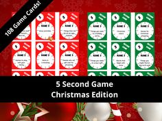 the 5 second game christmas edition