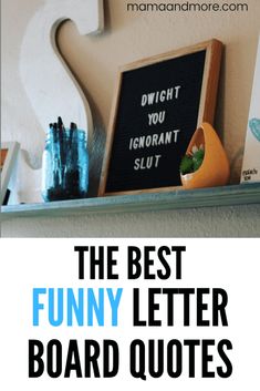 the best funny letter board quotes for kids to write and share with their mom or dad