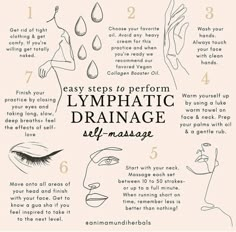 Lymph Drainage Massage, The Circulatory System, Lymph Massage, Lymph Drainage, Feminine Health, Self Massage, Lymph Nodes, The Immune System, Circulatory System