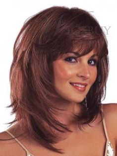 Cheap Human Hair Wigs, Cheap Human Hair, Remy Human Hair Wigs, Long Bob Hairstyles, Short Hair With Layers, Long Wigs, Medium Length Hair Cuts