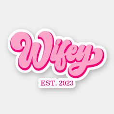 the logo for wizzyp est 2013, which is pink and has white lettering on it