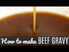 how to make beef gravy in the slow cooker