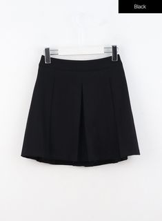 Black / S/M Pleated Skirts, Detail Shop, Pleated Mini Skirt, Trendy Designs, Preppy Style, Pleated Skirt, Fashion Collection, Fashion Games, Solid Black