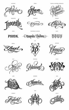 the different types of calligraphy and lettering