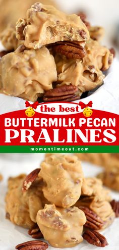 This holiday dessert recipe features an old-fashioned candy! It's a Christmas treat to make that's easy and no-bake. In less than 30 minutes, you can have these Buttermilk Pecan Pralines that are smooth, creamy, and decadent! Mexican Pralines, Praline Recipes, Praline Candy, Christmas Treats To Make, Pecan Praline, Crowd Pleasing Recipes, Holiday Dessert Recipes