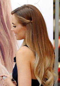 Beachy Blonde, Purple Ombre Hair, Fishtail Braid, Hair Styles 2014, Icy Blonde, High Ponytail, Ombre Hair Color