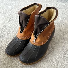 Reposhing This Item I Purchased From @Ak2187. Loved It, But Ready To Rotate For Something New. Questions? Leave A Comment Below! Vintage Ll Bean, Shoes Vintage, Duck Boots, Ll Bean, Vintage Shoes, L L Bean, Winter Rain, Tan Brown, Something New