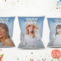 Celebrate your love of Taylor Swift and her iconic album 1989 with this customizable chip bag! Perfect for birthdays, baby showers, or any other occasion, this treat bag is sure to be a hit with all your guests.

The bag is A4 in size and can be edited in Canva, so you can personalize it with your own text, images, and colors. 

Once you're finished editing, simply print out the bag and fill it with your favorite snacks. Chips, popcorn, candy, or even trail mix - whatever you're feeling! Personalized Chip Bags, Snacks Chips, Popcorn Candy, Taylor Swift 1989, Chip Bags, Trail Mix, Treat Bags