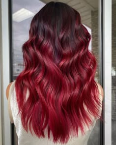 Red Hair Colors, Haircolor Ideas, Deep Red Hair