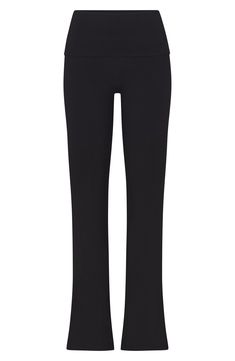 These go-to lounge pants from Kim Kardashian's SKIMS line are cut from soft cotton jersey with a deep fold-over waist. 32" inseam; 19" leg opening; 10" front rise; 13 1/2" back rise (size Medium) 90% cotton, 10% elastane Machine wash, tumble dry Imported Eye Clothing, Pants Png, Clothing Staples, Sophomore Year, Yoga Studio, Move In, Modern Family, Waist Pants, Lounge Pants