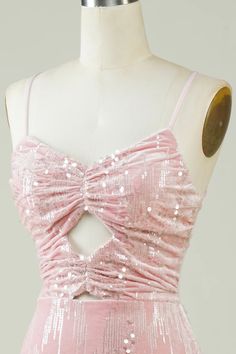 Velvet Sequins Pink Tight Homecoming Dress with Hollow-out Tight Homecoming Dress, Glitter Shorts, Pink Homecoming, Pink Homecoming Dress, Dress With Sequins, Evening Dresses Cocktail, Short Homecoming Dress, Wedding Bridesmaid Dresses, Pink Velvet