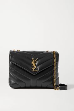 SAINT LAURENT Loulou small quilted leather shoulder bag Ysl Loulou Bag, Saint Laurent Shirt, Saint Laurent Boots, Saint Laurent Jeans, Compact Bag, Handbag Heaven, Small Quilts, Saint Laurent Bag, Small Shoulder Bag