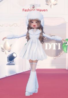 Dress To Impress (no VIP)  #roblox #dti #dresstoimpress #firstplace #theme Winter Dress To Impress No Vip, Vip Dress, First Lady, Outfit Idea