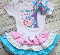 Excited to share the latest addition to my #etsy shop: Girls First Birthday Outfit, Personalized Girls 1st Birthday Outfit, 3 piece baby girls first Birthday Outfit, Bodysuit, Skirt, FREE Bow. #clothing #children #babygirlbirthday #babyfirstbirthday #firstbirthdaydress #girlsfirstbirthday #birthdaydress #1stbirthdayoutfit First Birthday Fitted Sets With Ruffles, Cute Ruffled Sets For Birthday, Fitted Birthday Sets With Ruffles, Fitted Cotton Sets For First Birthday, Fitted Sets With Ruffles For Birthday, Pink Ruffled Birthday Set, Fitted Pink Sets For First Birthday, Pink Cotton Sets For Birthday, White Fitted Sets For Cake Smash