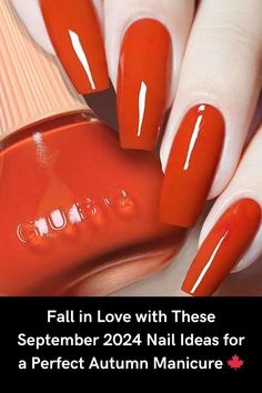 Autumn Manicure, Beauty Nails Design, Fall Nail Colors, Fall Nail, Nail Designs Spring, Trendy Fall