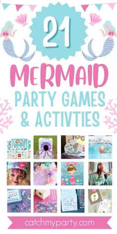 mermaid party games and activities for kids