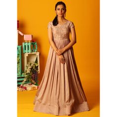 Long Dress Designs Party Wear, Floor Length Dresses Indian, Silk Floor Length Dress, Lehnga Dress, Long Gowns, Indian Party Wear, Long Dress Design