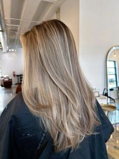 Expensive Bronde Blonde For Brunette, Brunet To Blond, Medium Length Highlighted Hair Blonde, Hair Highlights For Dark Blonde Hair, Cool Toned Brown Blonde Hair, Brown Hair Blond Balayage, Dark Blonde On Brown Hair, Brown Hair With Balayage Blonde, Brunette And Blonde Highlights