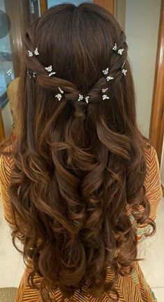 Cute Prom Hairstyles, Prom Hairstyle, Simple Prom Hair, Ball Hairstyles, Formal Hair, Quince Hairstyles, Long Hair Wedding Styles, Prom Hairstyles For Long Hair, Prom Inspo