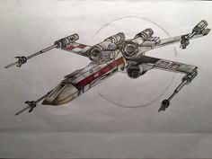 X Wing Fighter Tattoo, X Wing Drawing, X Wing Tattoo, Otto Tattoo, Fighter Tattoo, Wings Drawing, Geek Tattoo